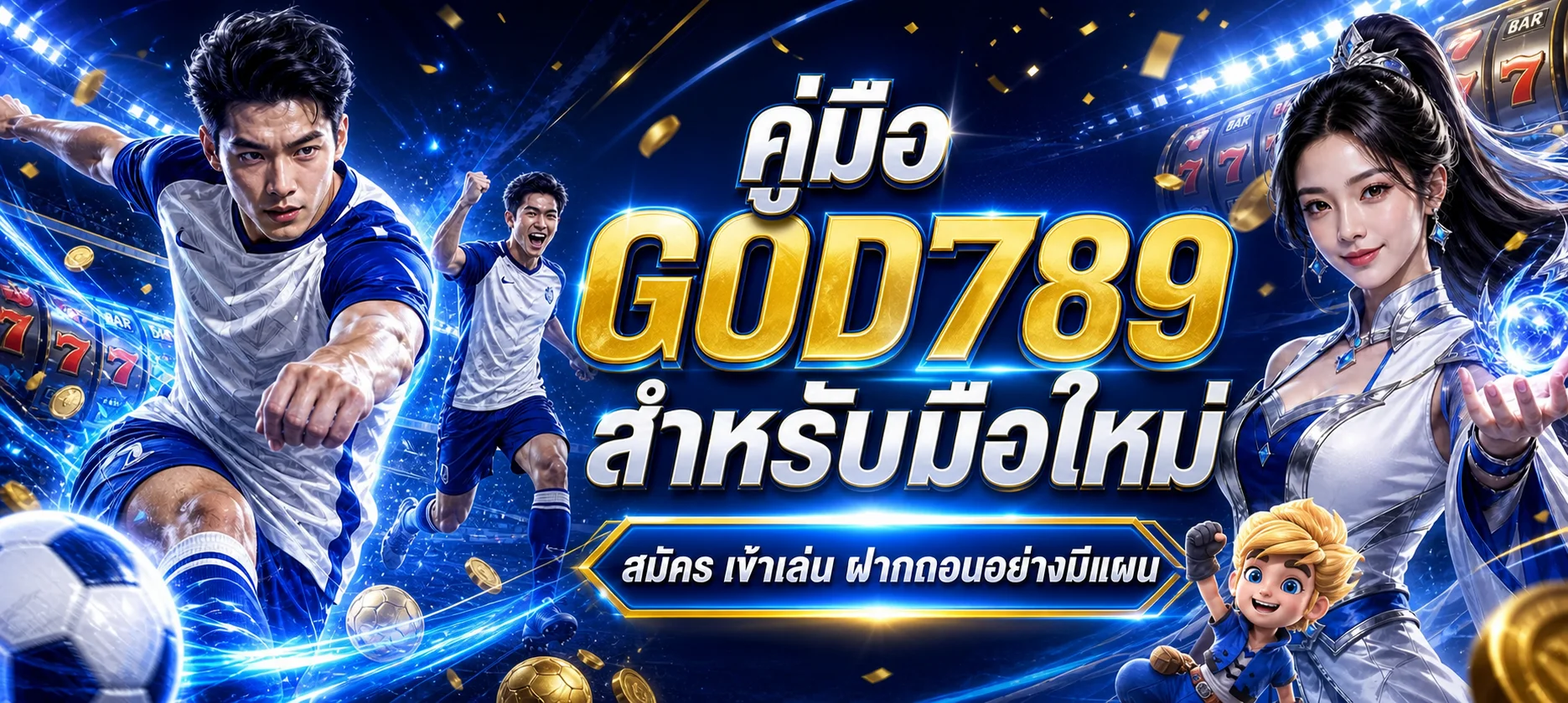 GOD789 คู่มือมือใหม่ | สมัคร ทางเข้า ฝากถอน และคุมงบ